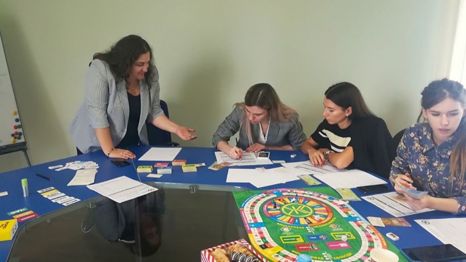 Photo: Financial game «Living Capital» and our Rotary Club