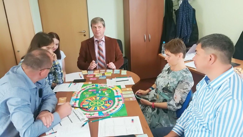 Photo: Financial game «Living Capital» and our Rotary Club