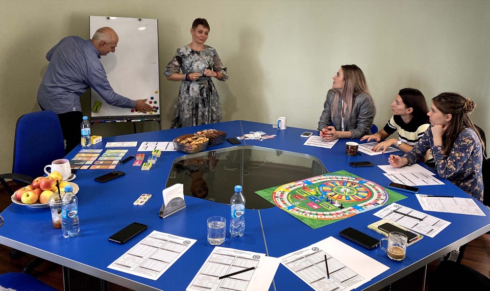 Photo: Financial game «Living Capital» and our Rotary Club