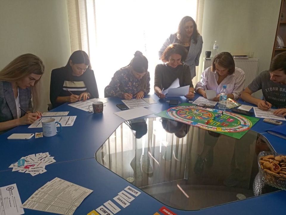 Photo: Financial game «Living Capital» and our Rotary Club