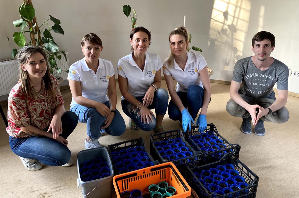 Photo: Rotary green «kindergarten» in Odessa