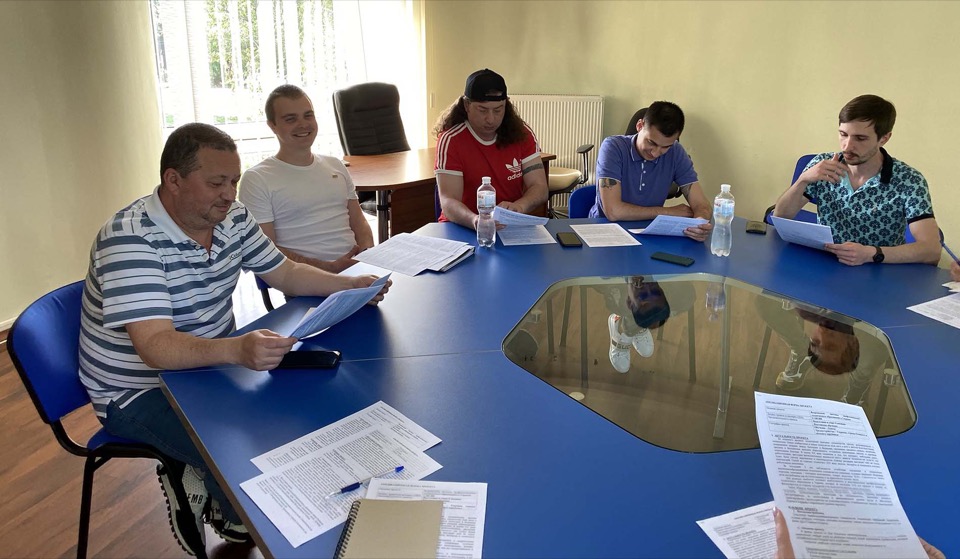 Photo: Discussion of Odessa satellite projects